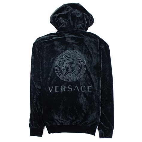 versace velour hoodie replica|versace hoodie women.